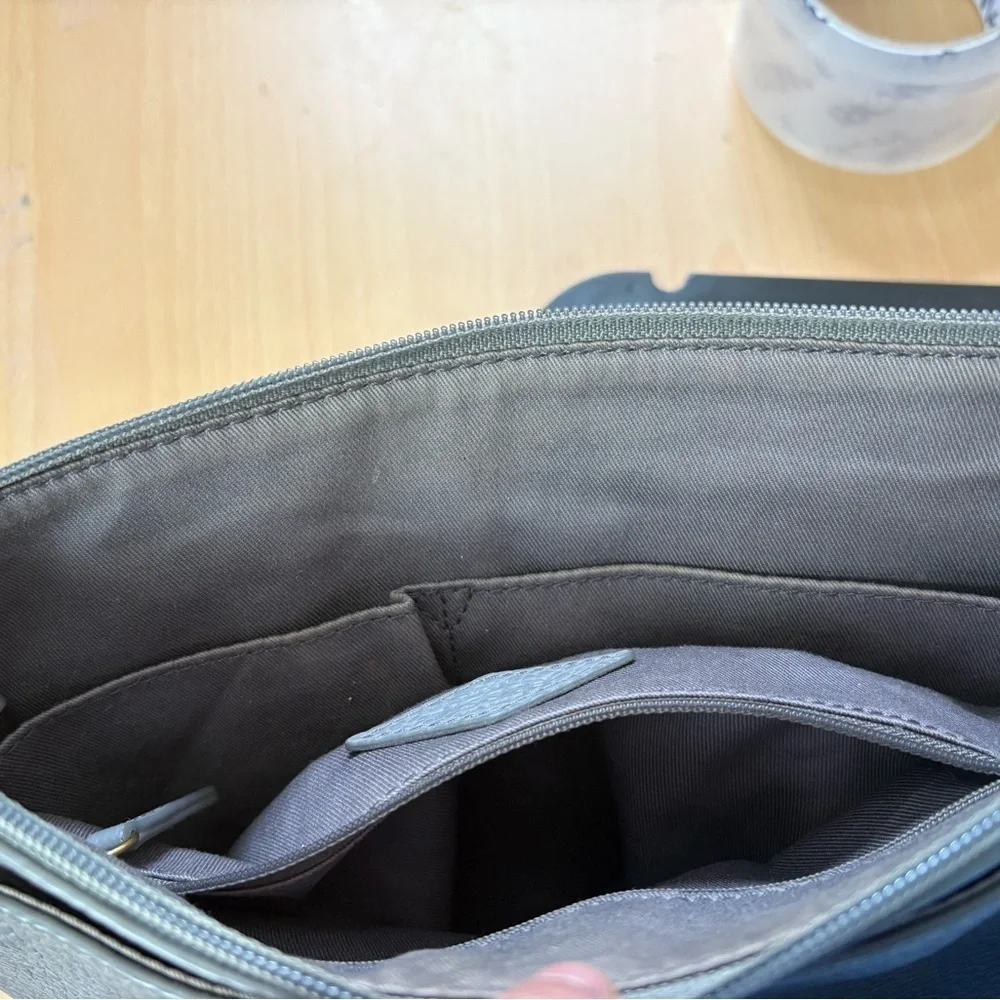 fossil Womens crossbody pebble leather bag - Picture 9 of 14